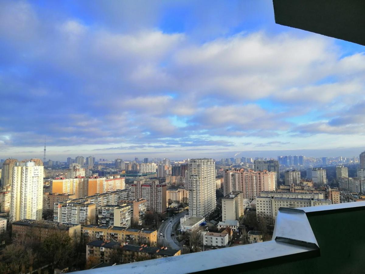 Видовая 25: Panoramic High-Rise Retreat Kyiv Exterior photo
